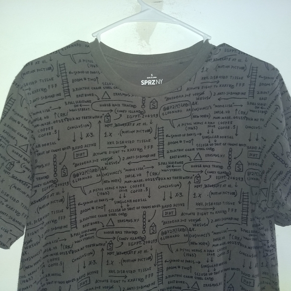 BASQUIAT ART T-SHIRT - Small - Formula Tee Shirt Designer EUC - Picture 2 of 5